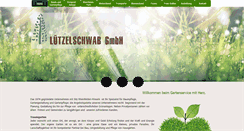 Desktop Screenshot of gartenbau-luetzelschwab.de
